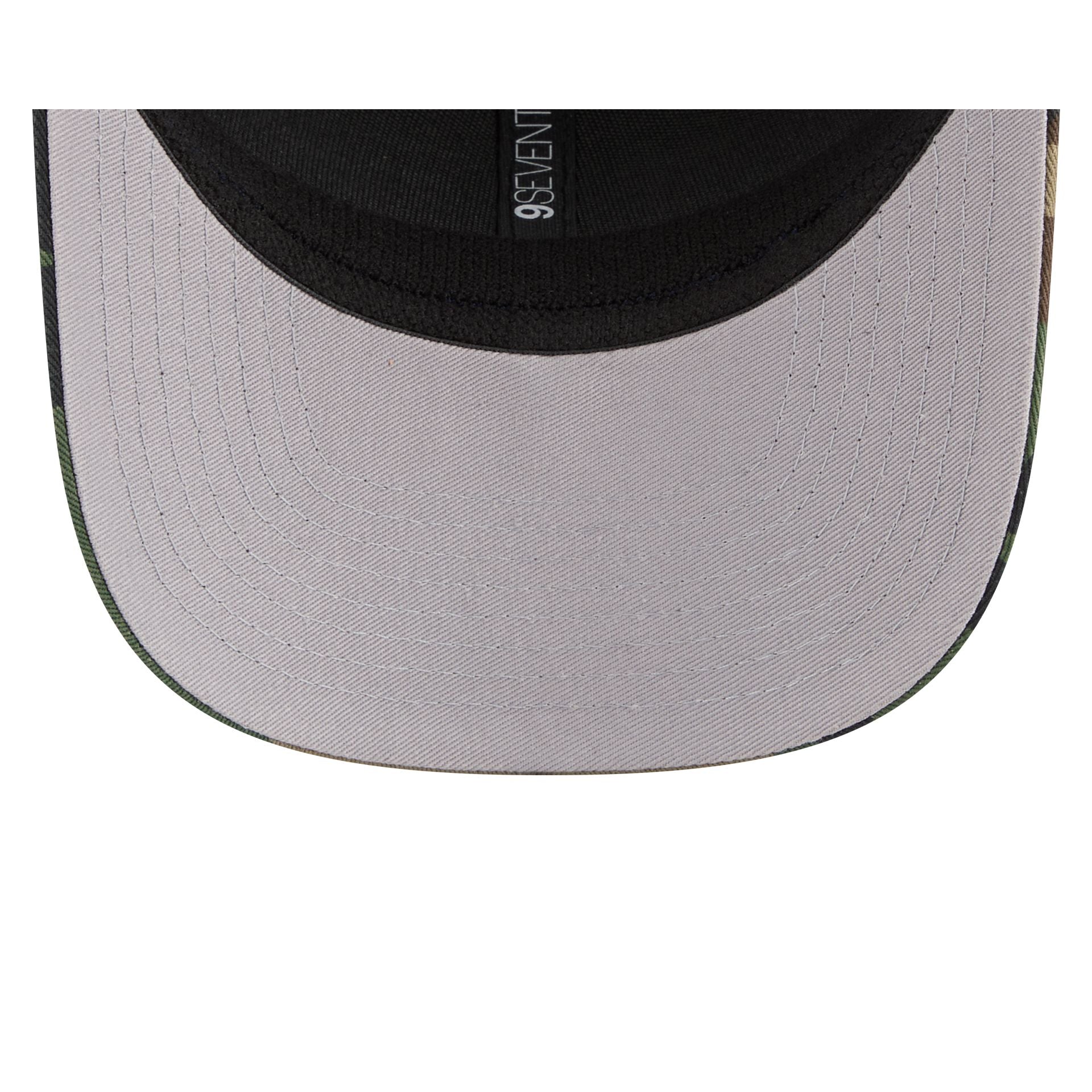 Connecticut Huskies Camo Canvas 9SEVENTY Trucker Hat - Image 7