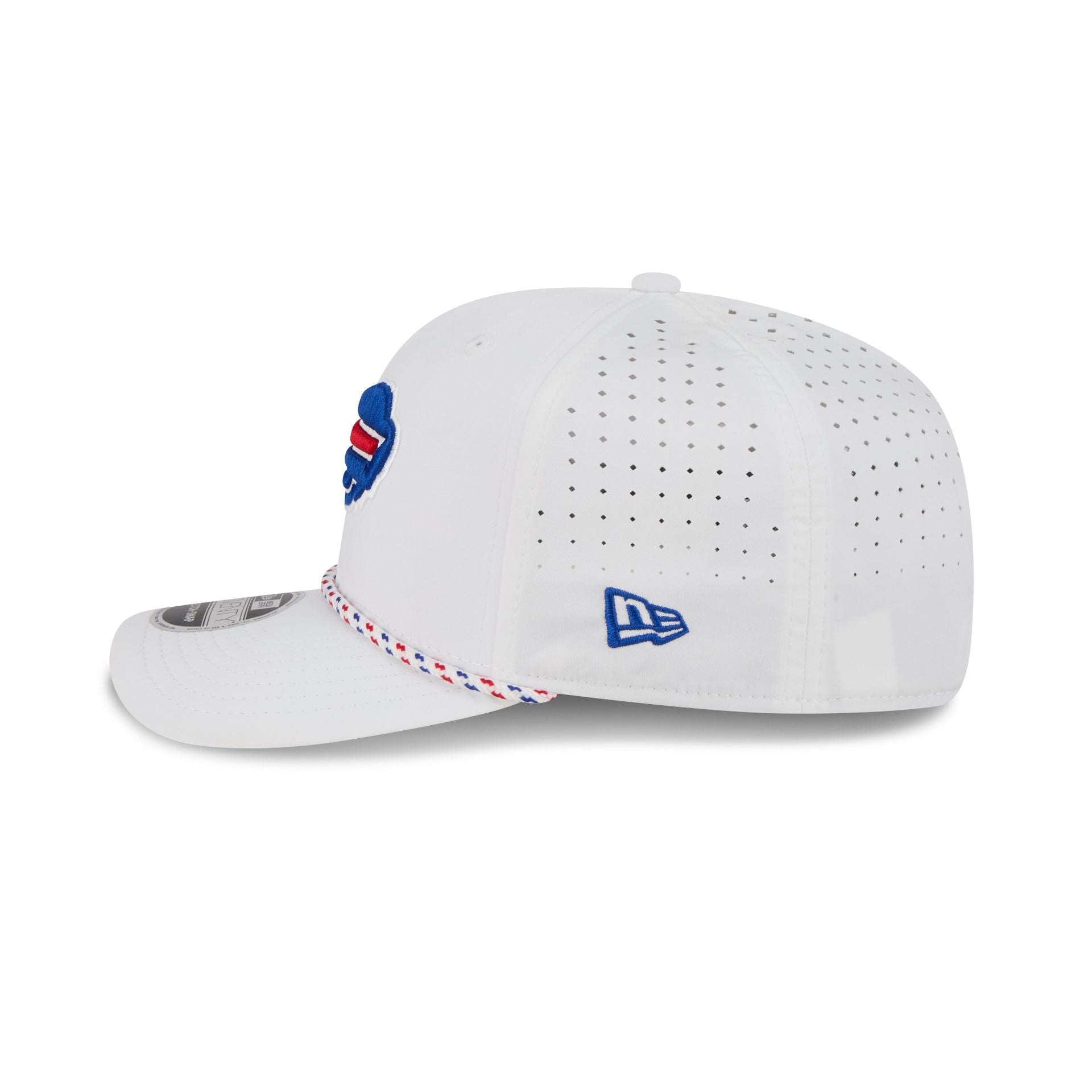 Buffalo Bills Optic White Performance Rope 9SEVENTY Stretch-Snap Hat - Image 4