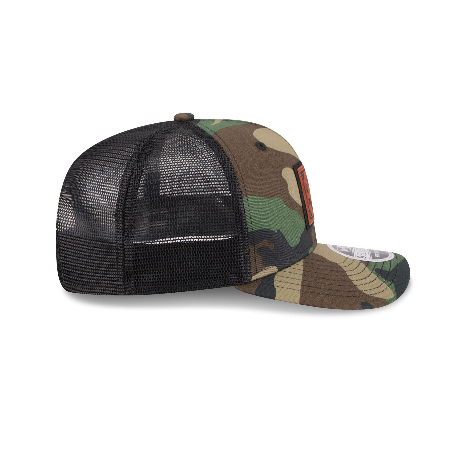 Michigan State Spartans Camo Canvas 9SEVENTY Trucker Hat - Image 5