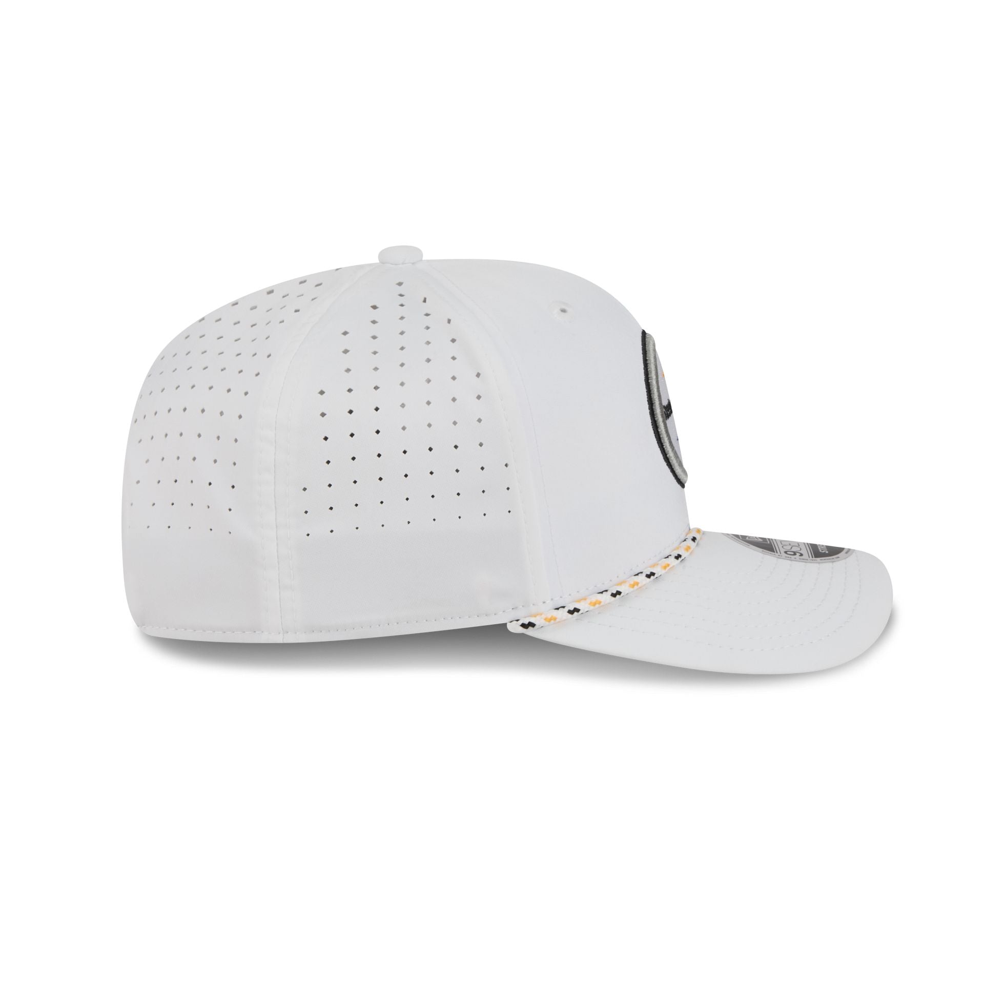 Pittsburgh Steelers Optic White Performance Rope 9SEVENTY Stretch-Snap Hat - Image 5