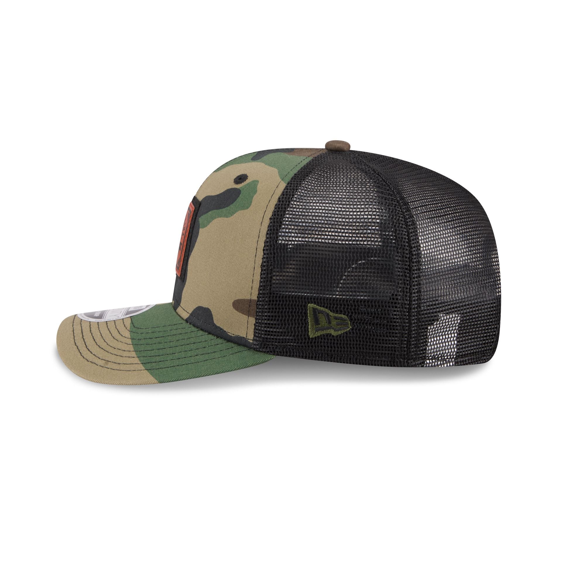North Carolina Tar Heels Camo Canvas 9SEVENTY Trucker Hat - Image 4