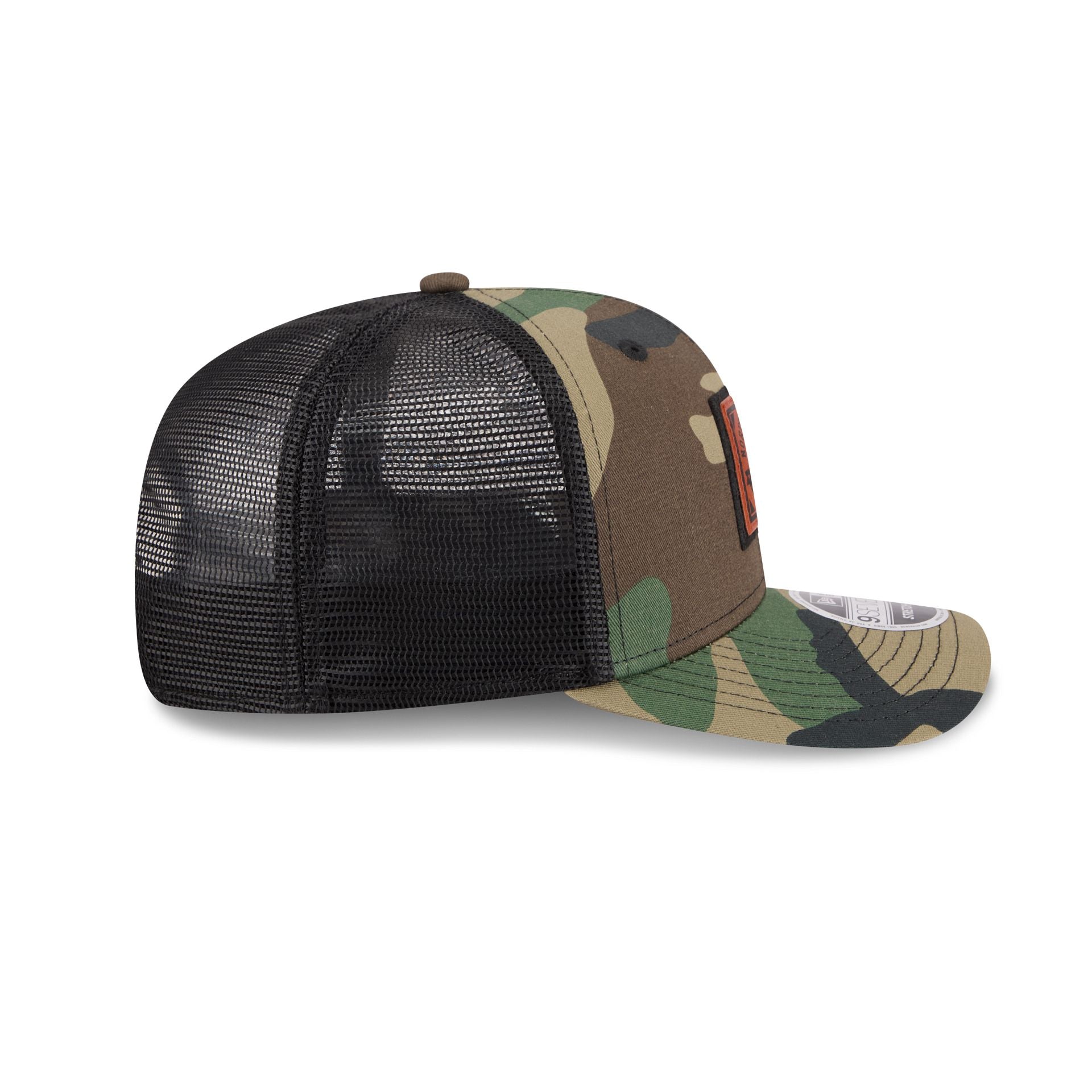 North Carolina Tar Heels Camo Canvas 9SEVENTY Trucker Hat - Image 5