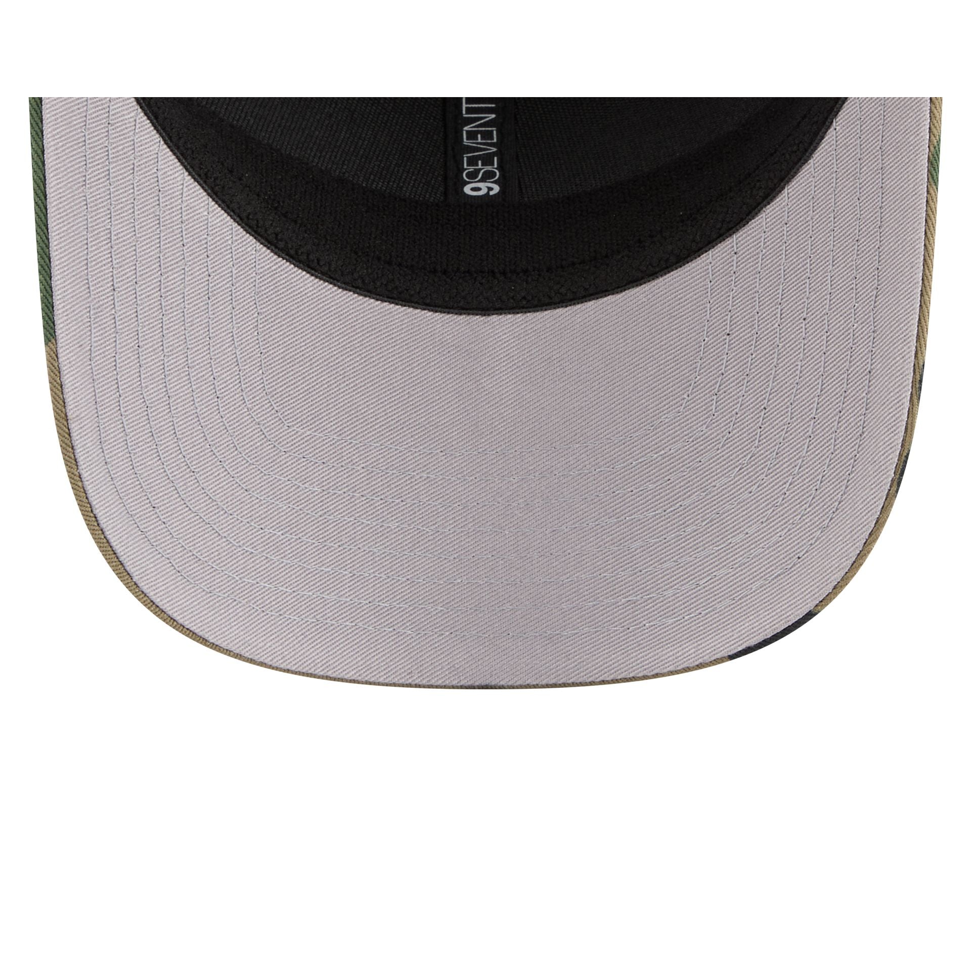 North Carolina Tar Heels Camo Canvas 9SEVENTY Trucker Hat - Image 7