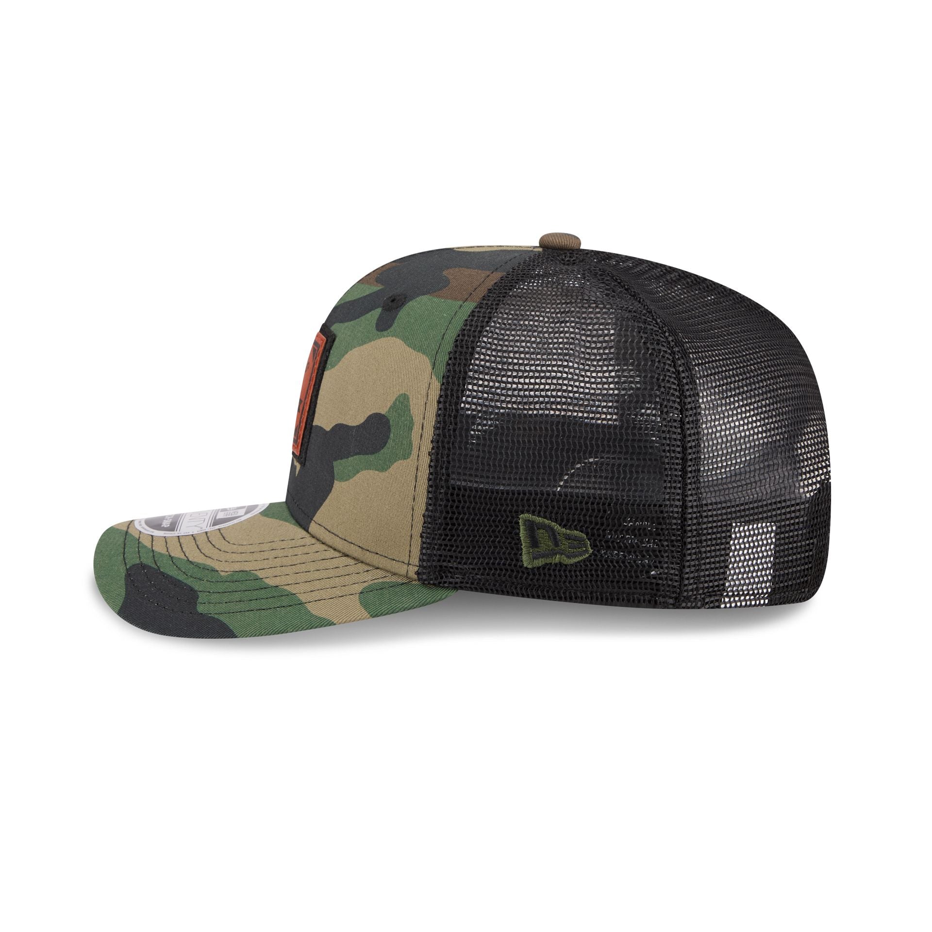 Texas Longhorns Camo Canvas 9SEVENTY Trucker Hat - Image 4