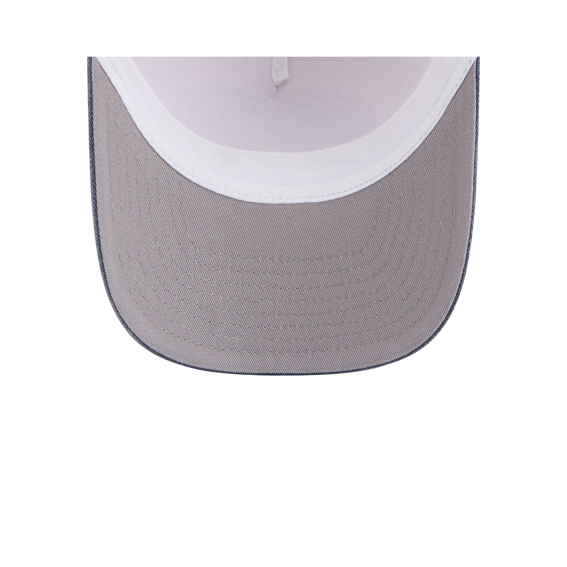 Georgetown Hoyas Frayed 9FORTY M-Crown A-Frame Trucker Hat - Image 7