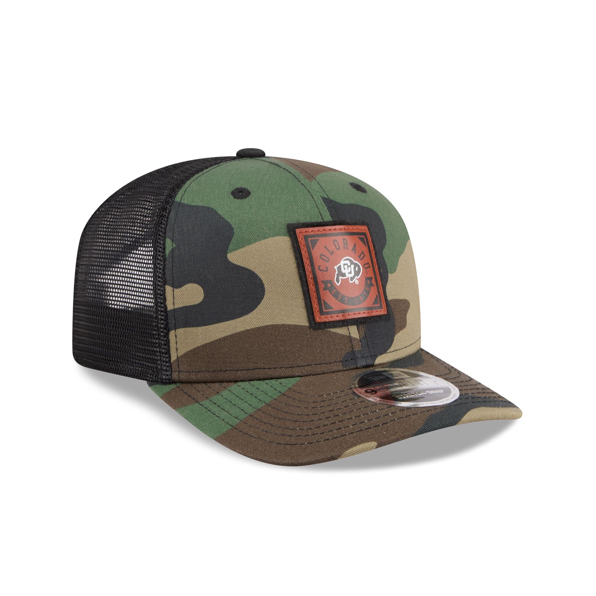 Colorado Buffaloes Camo Canvas 9SEVENTY Trucker Hat - Image 3