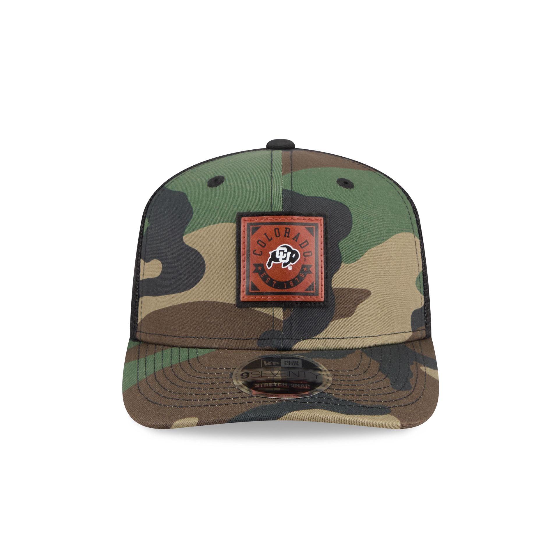 Colorado Buffaloes Camo Canvas 9SEVENTY Trucker Hat - Image 2