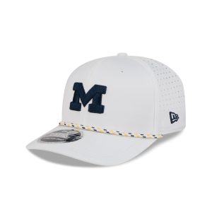 Michigan Wolverines Optic White Performance Rope 9SEVENTY Stretch-Snap