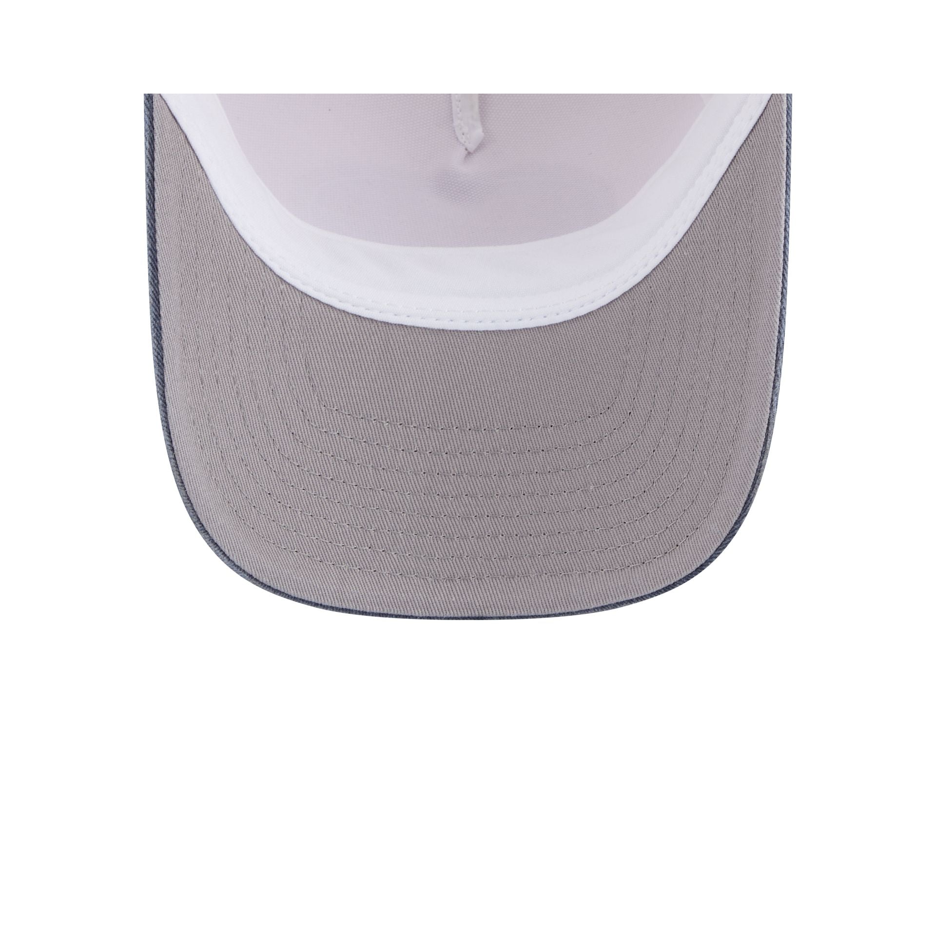 Michigan Wolverines Frayed 9FORTY M-Crown A-Frame Trucker Hat - Image 7