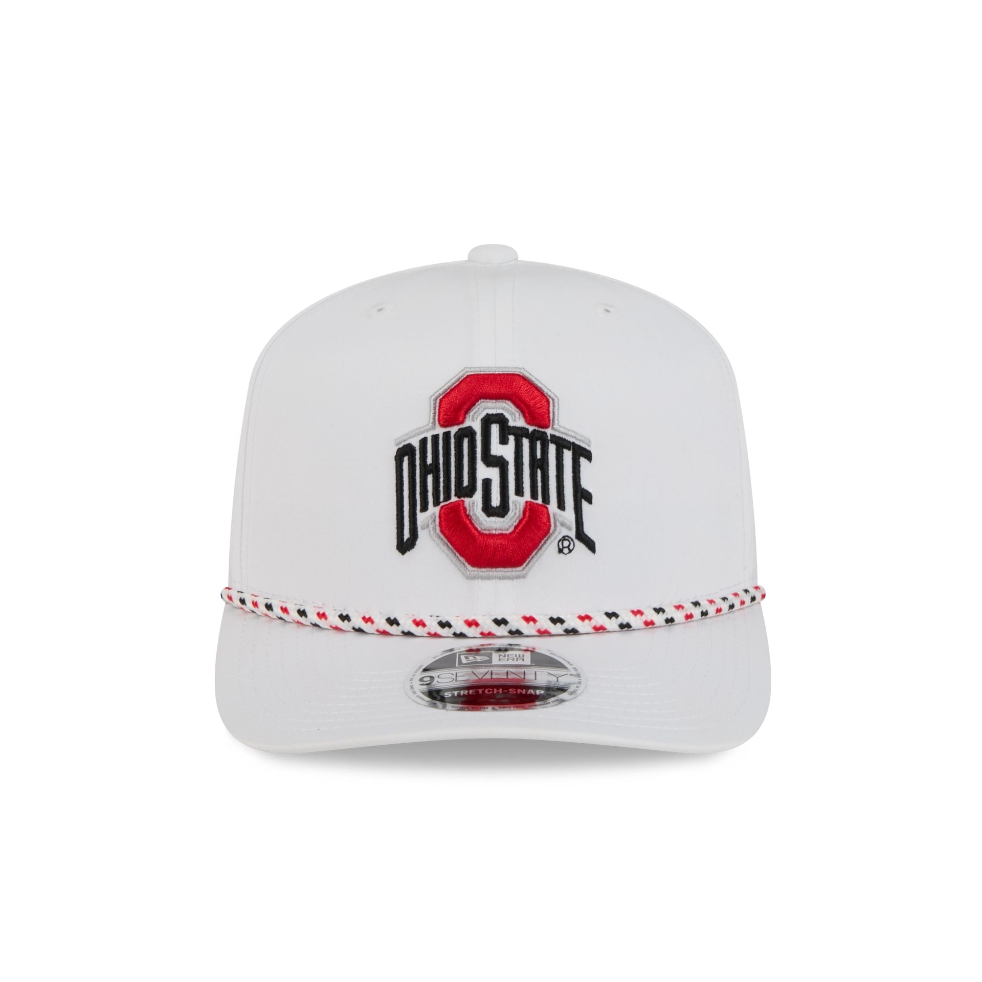 Ohio State Buckeyes Optic White Performance Rope 9SEVENTY Stretch-Snap Hat - Image 2