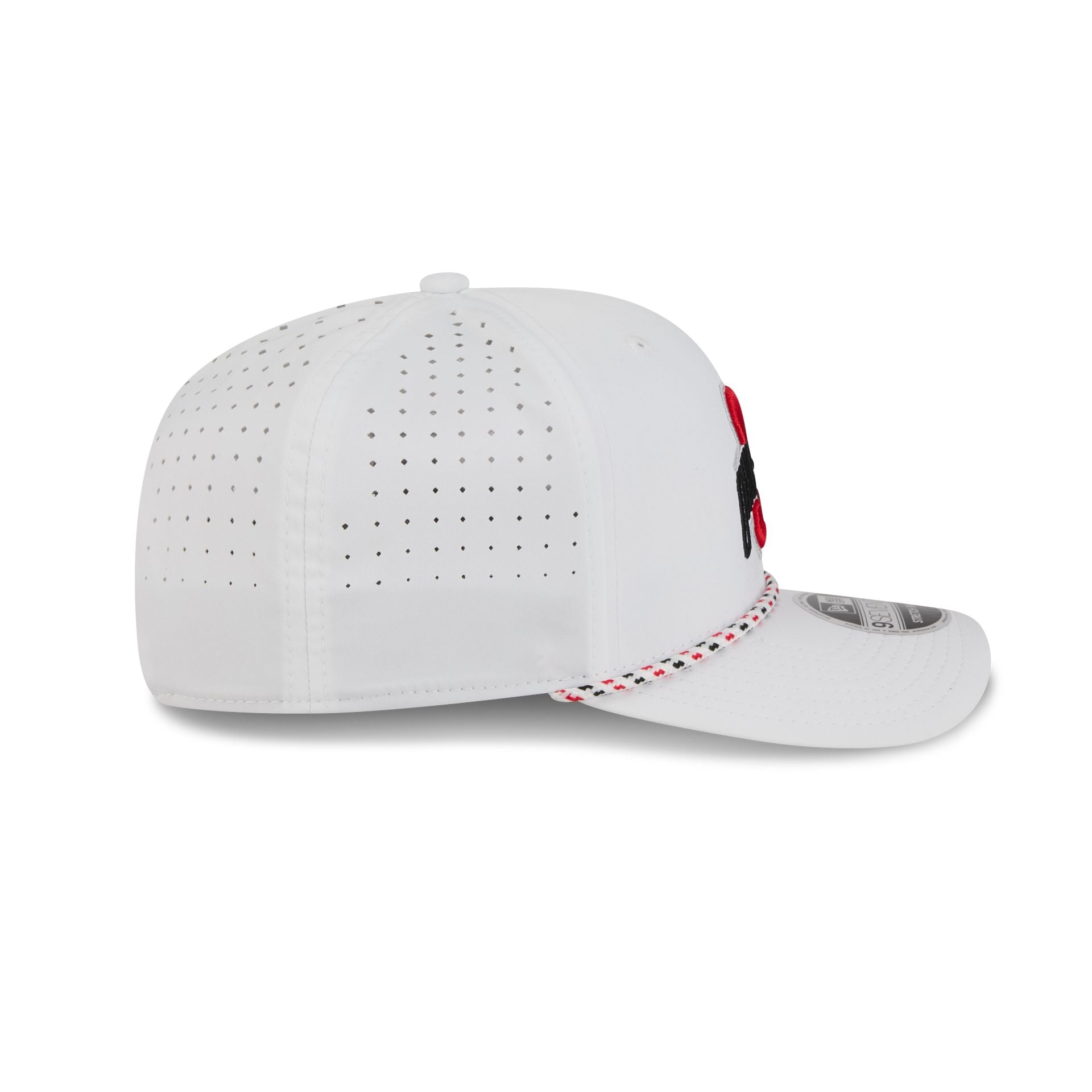Ohio State Buckeyes Optic White Performance Rope 9SEVENTY Stretch-Snap Hat - Image 5