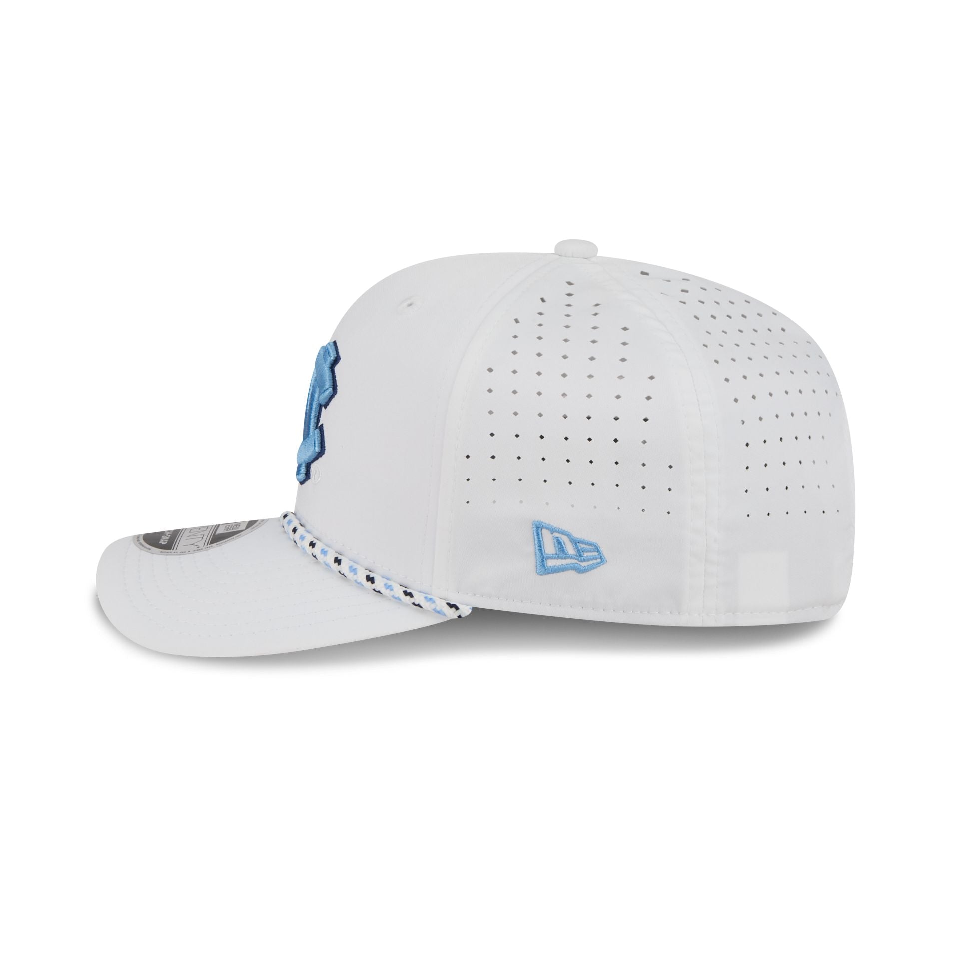 North Carolina Tar Heels Optic White Performance Rope 9SEVENTY Stretch-Snap Hat - Image 4