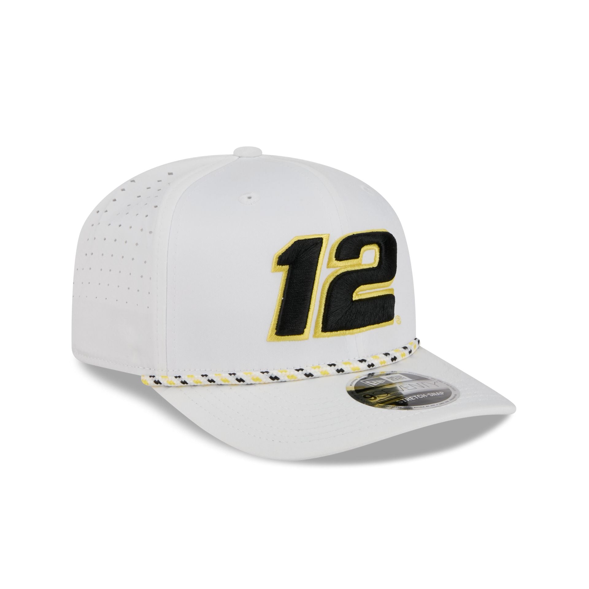 Team Penske Optic White Performance Rope 9SEVENTY Stretch-Snap Hat - Image 3
