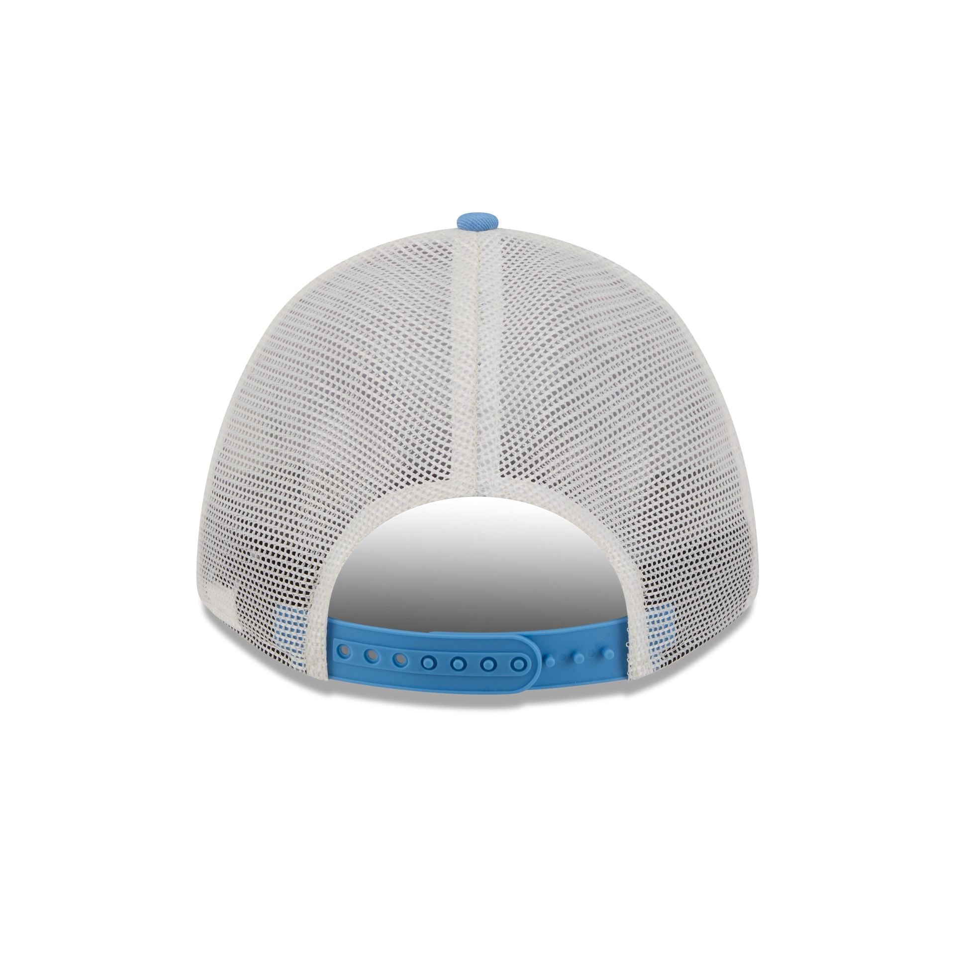 North Carolina Tar Heels Retro Chrome Women's White 9FORTY M-Crown A-Frame Trucker Hat - Image 6