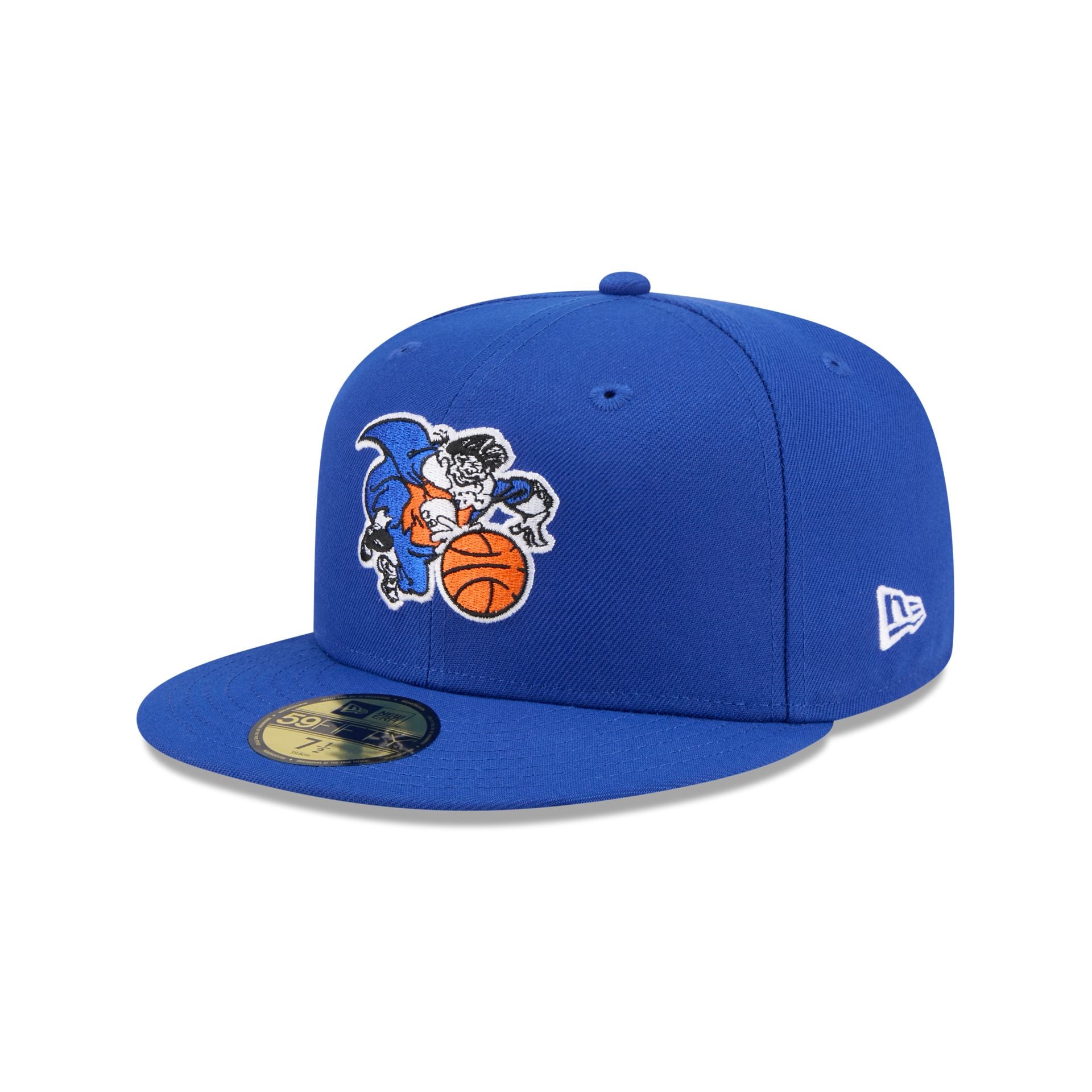 New York Knicks 1946-1963 Hardwood Classics Sidepatch 59FIFTY Fitted Hat - Image 3