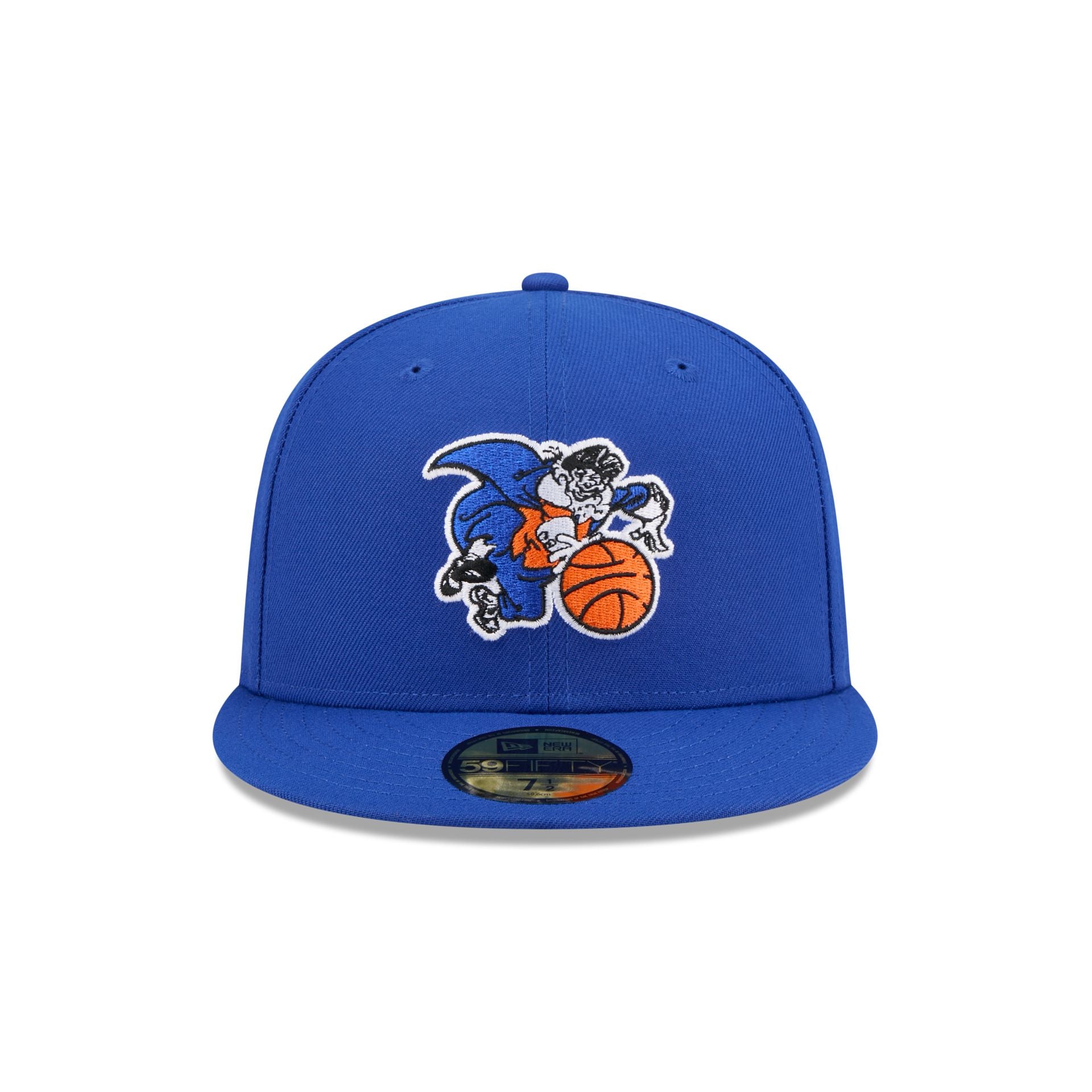 New York Knicks 1946-1963 Hardwood Classics Sidepatch 59FIFTY Fitted Hat - Image 2