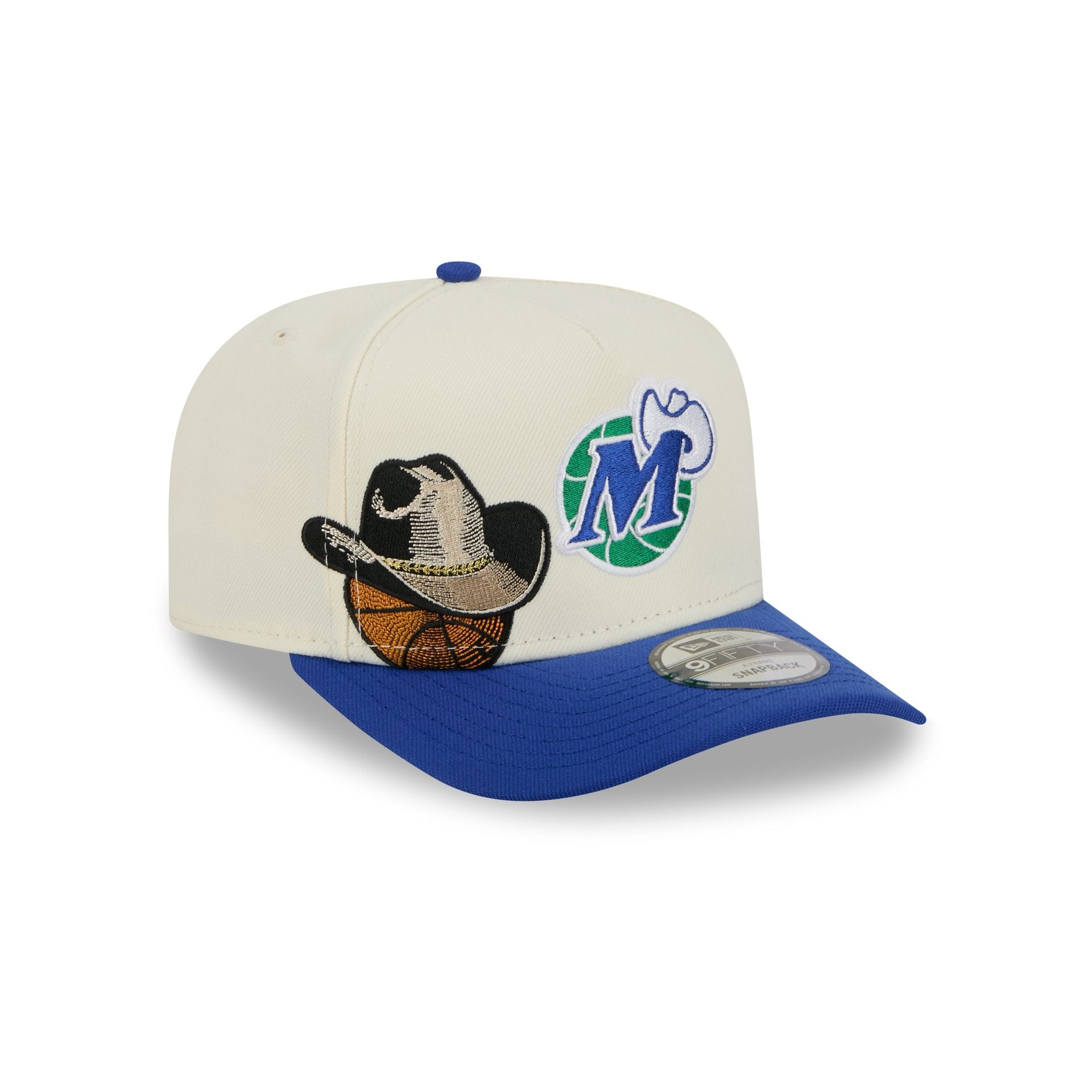Dallas Mavericks 1970-2000 Hardwood Classics Chrome White 9FIFTY A-Fra - Image 3