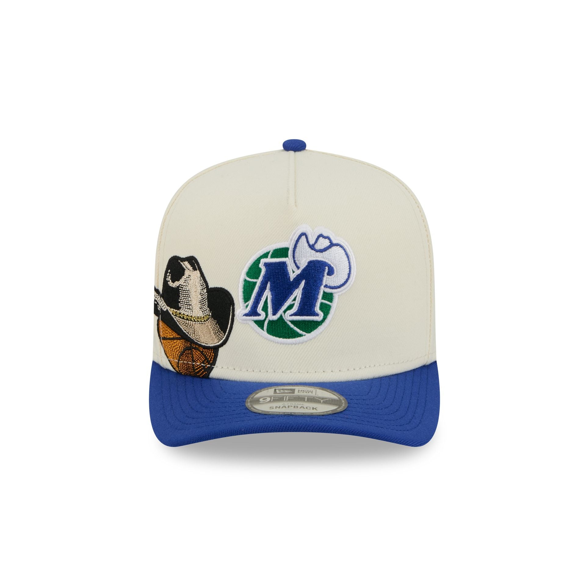 Dallas Mavericks 1970-2000 Hardwood Classics Chrome White 9FIFTY A-Fra - Image 2