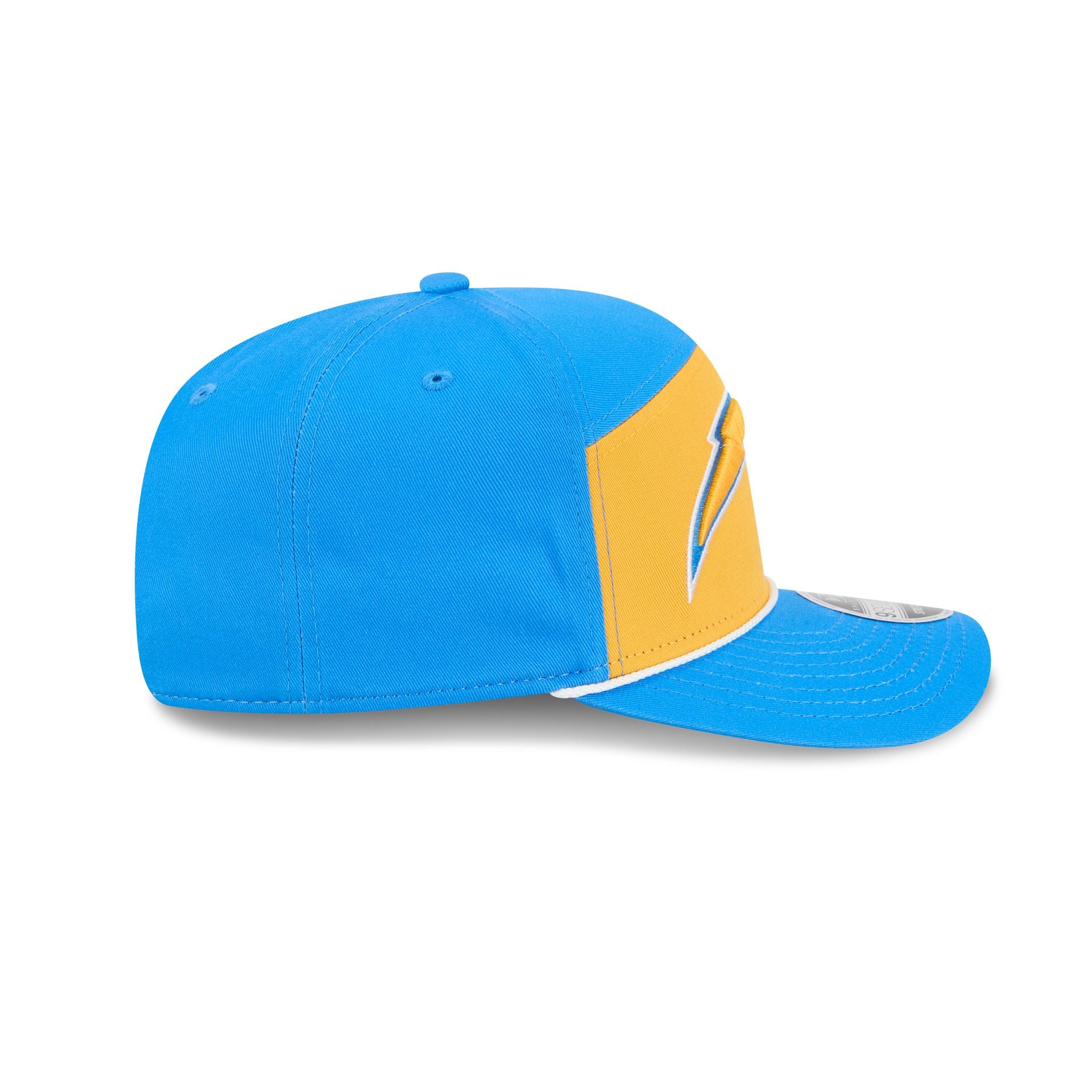 Los Angeles Chargers Split Panel 9SEVENTY Stretch-Snap Hat - Image 5