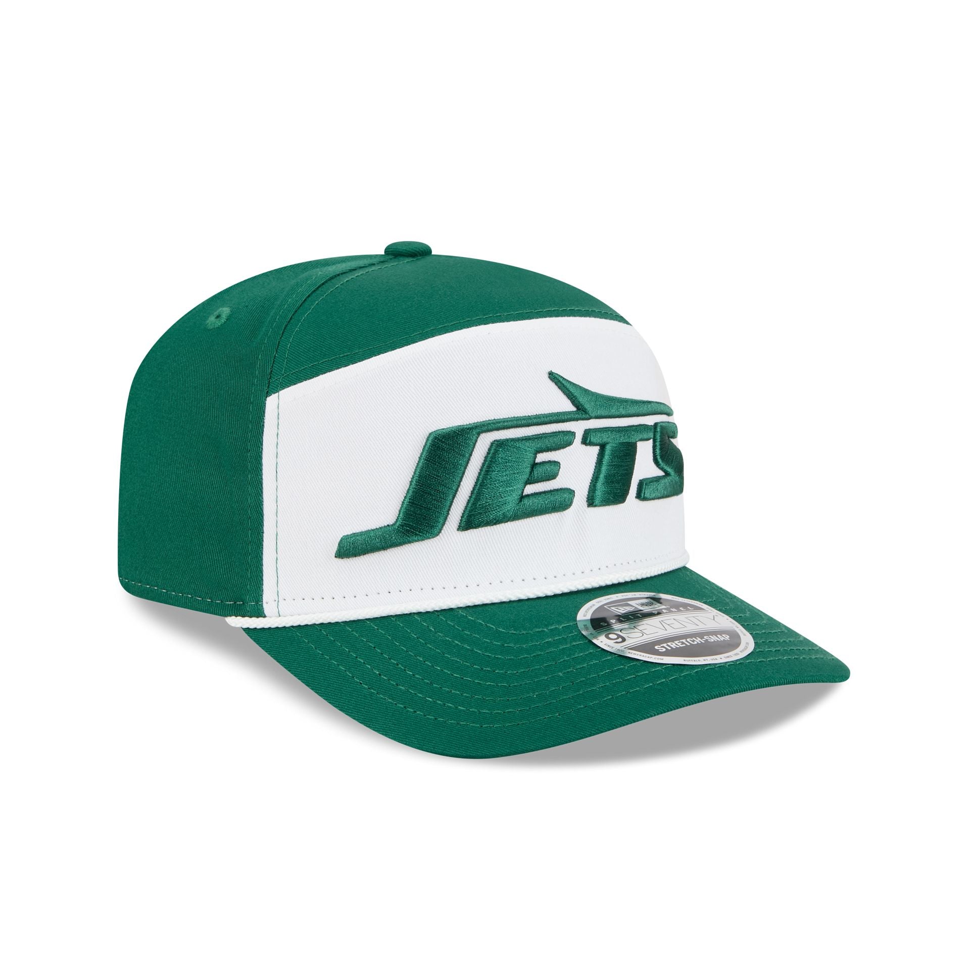 New York Jets Split Panel 9SEVENTY Stretch-Snap Hat - Image 3