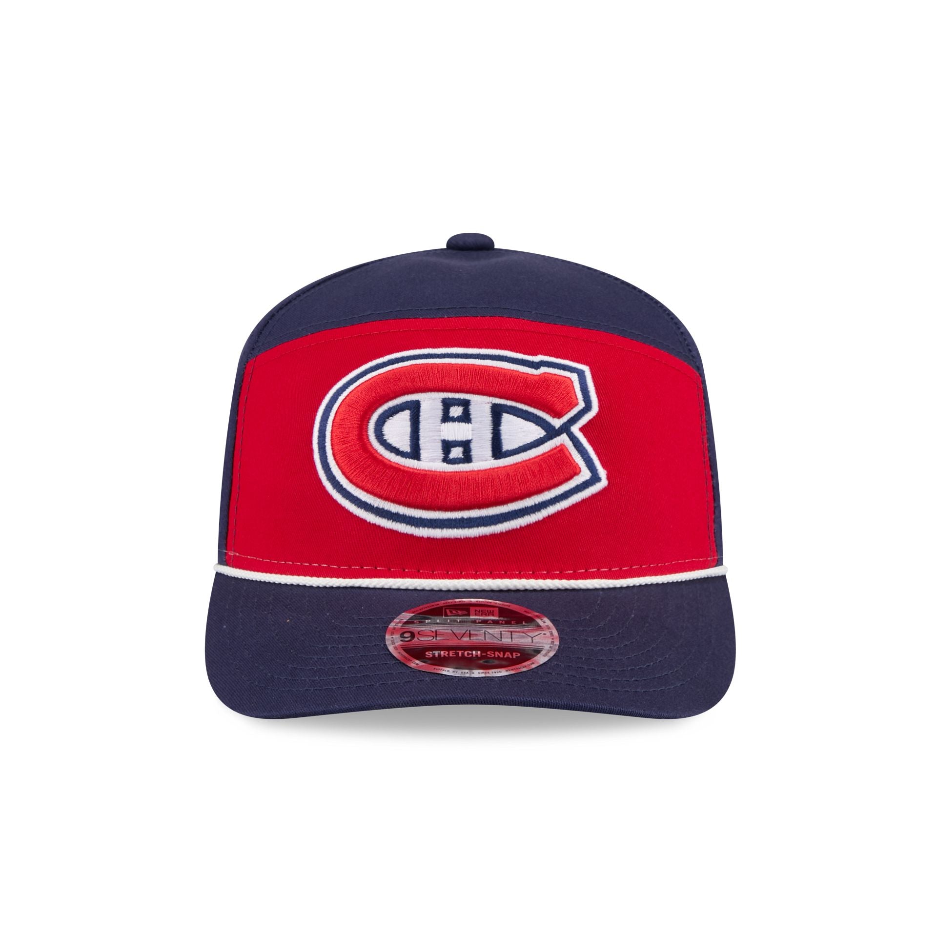 Montreal Canadiens Split Panel 9SEVENTY Stretch-Snap Hat - Image 2