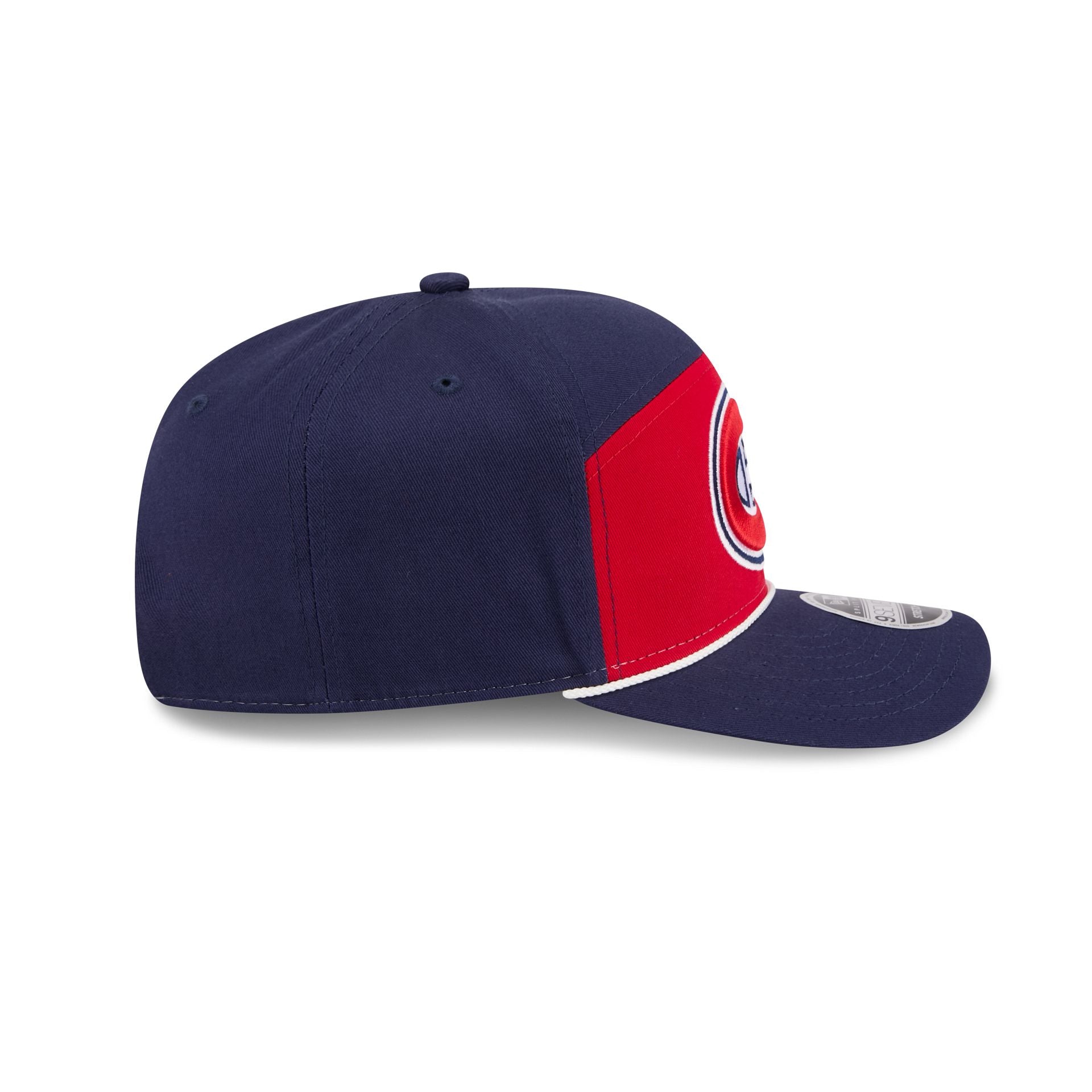 Montreal Canadiens Split Panel 9SEVENTY Stretch-Snap Hat - Image 5
