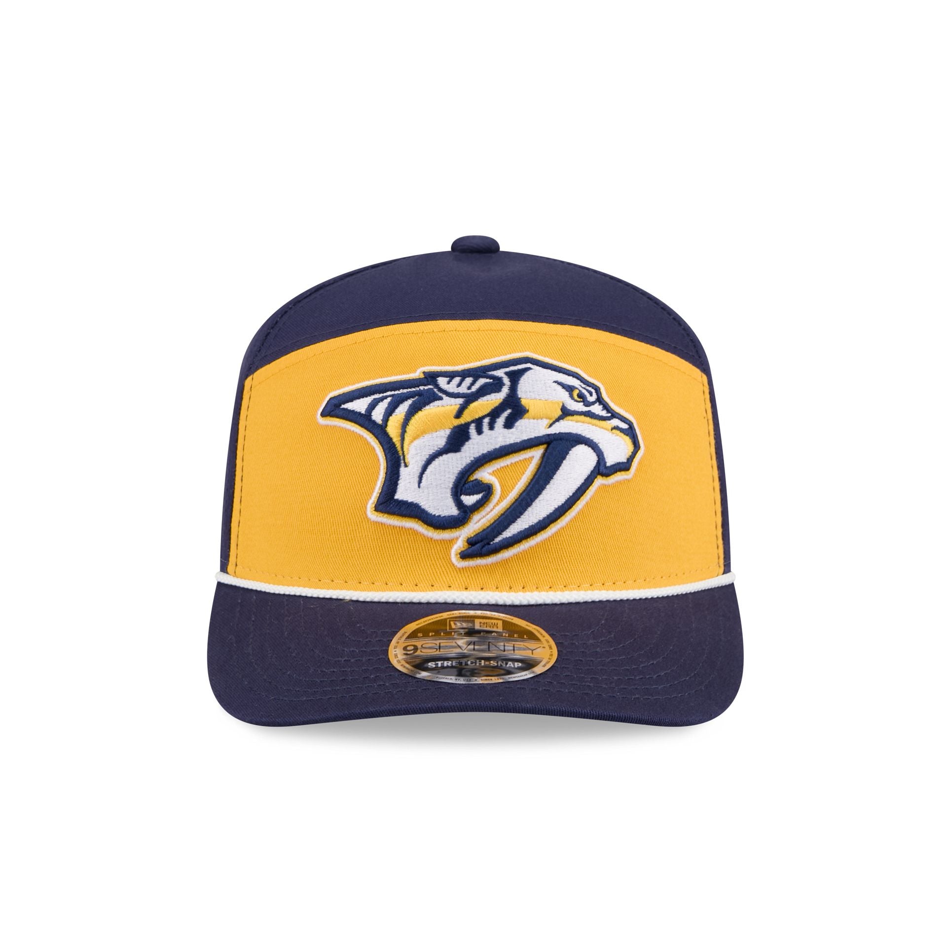 Nashville Predators Split Panel 9SEVENTY Stretch-Snap Hat - Image 2