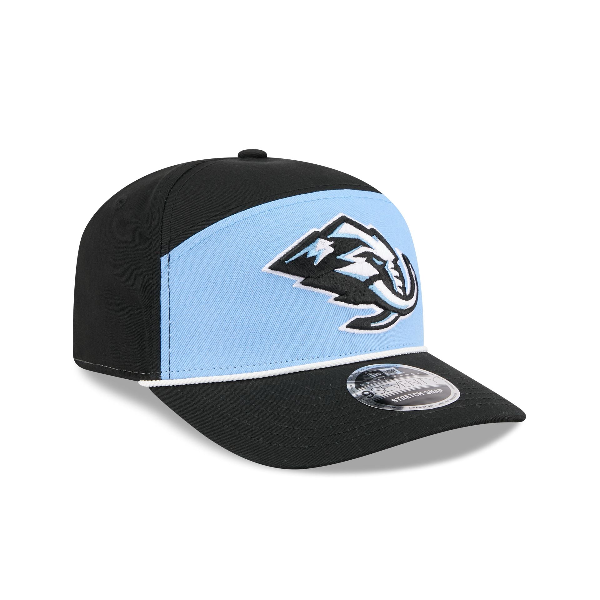 Utah Mammoth Split Panel 9SEVENTY Stretch-Snap Hat - Image 3