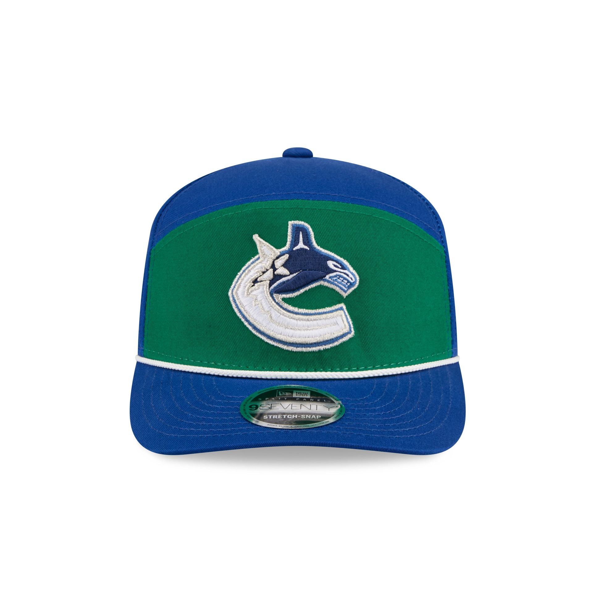 Vancouver Canucks Split Panel 9SEVENTY Stretch-Snap Hat - Image 2