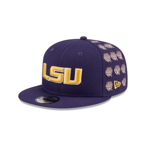 LSU Tigers Sticker Helmet 9FIFTY Snapback Hat