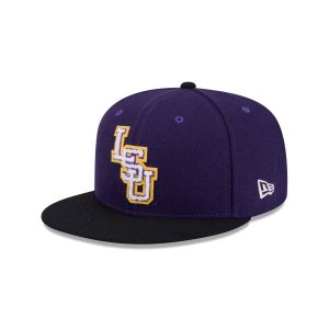 LSU Tigers Melton Wool 59FIFTY Fitted Hat