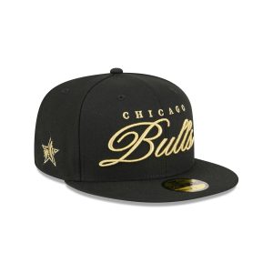 Chicago Bulls 2026 All-Star Game Script Shine 59FIFTY Fitted Hat