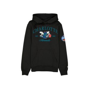 Charlotte Hornets 1988-2002 Hardwood Classics Black Hoodie