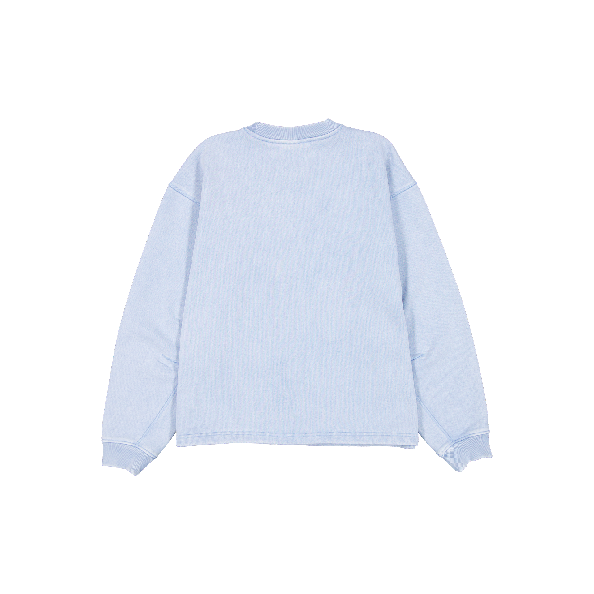 New Era Branded Alden Birdseye Blue Crewneck - Image 2