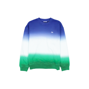 New Era Branded Kelly Green Dip Dye Crewneck