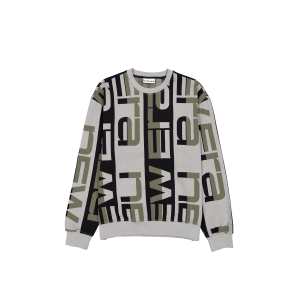 New Era Branded Pebble Double Knit Sweater