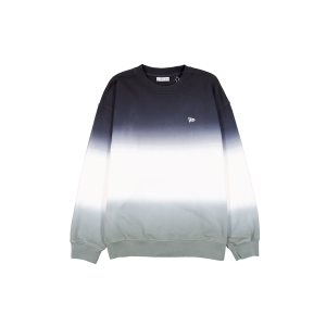 New Era Branded Balsam Green Dip Dye Crewneck