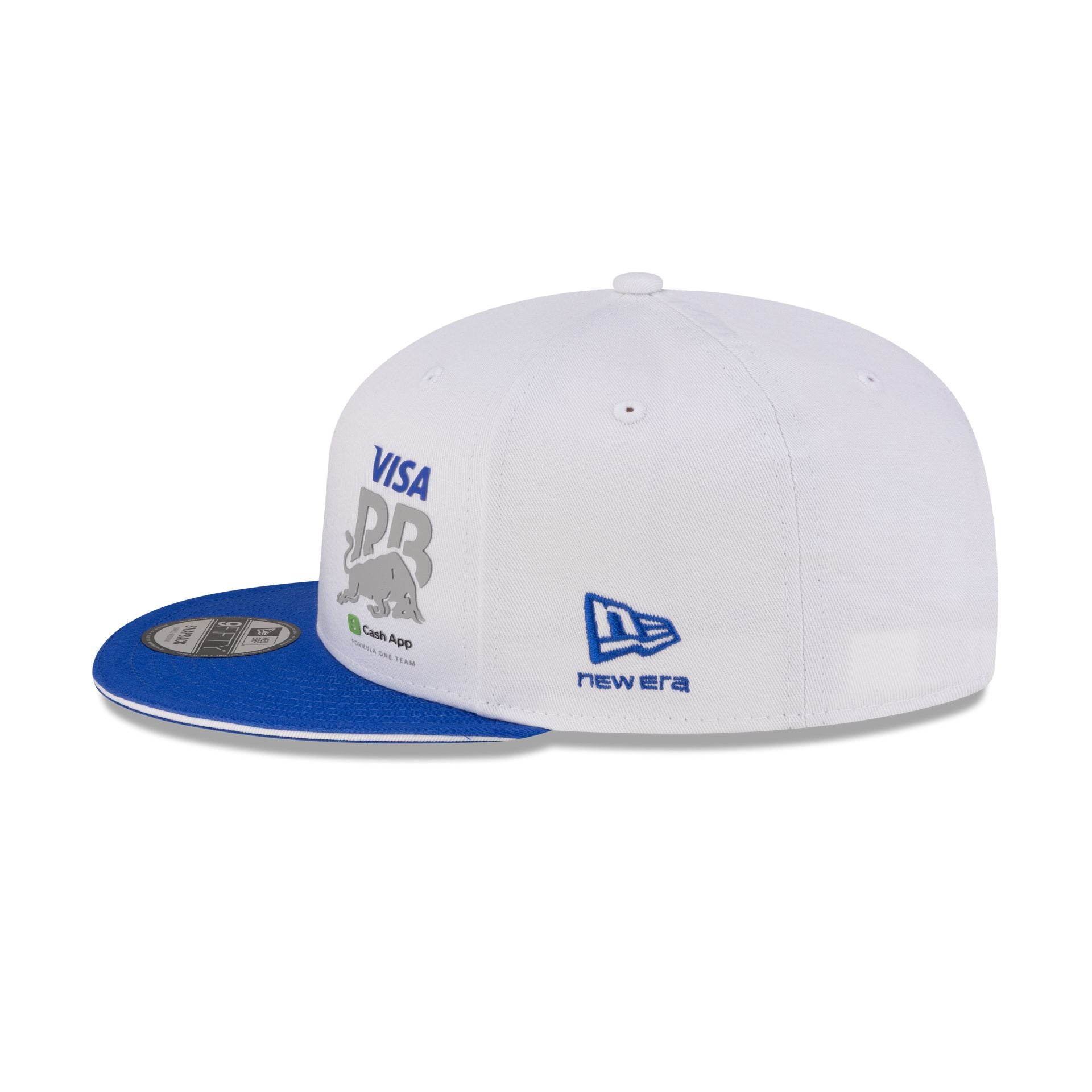 Visa Cash App Racing Bulls Essential White 9FIFTY Snapback Hat - Image 4