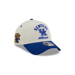 Kentucky Wildcats Chrome White Arched 9FORTY A-Frame Snapback Hat