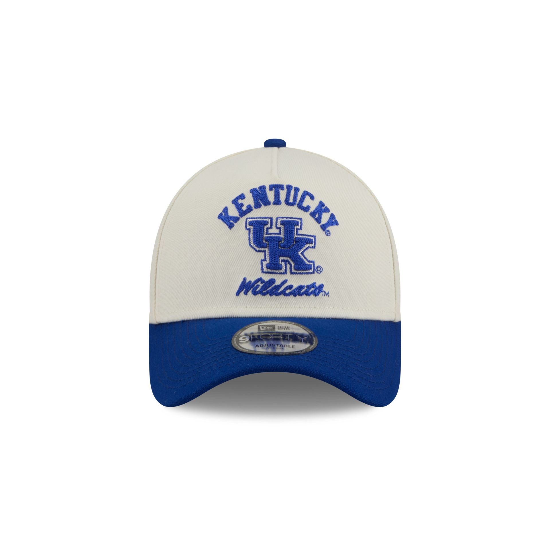 Kentucky Wildcats Chrome White Arched 9FORTY A-Frame Snapback Hat - Image 2