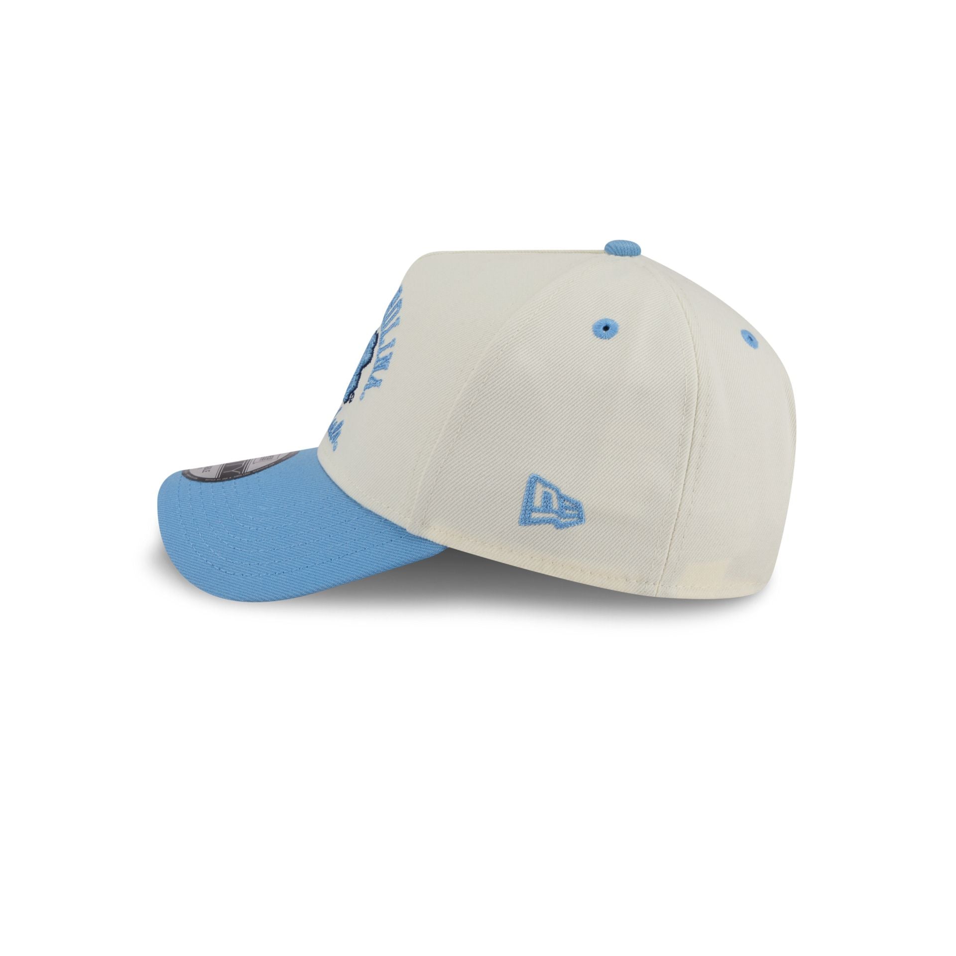 North Carolina Tar Heels Chrome White Arched 9FORTY A-Frame Snapback Hat - Image 5
