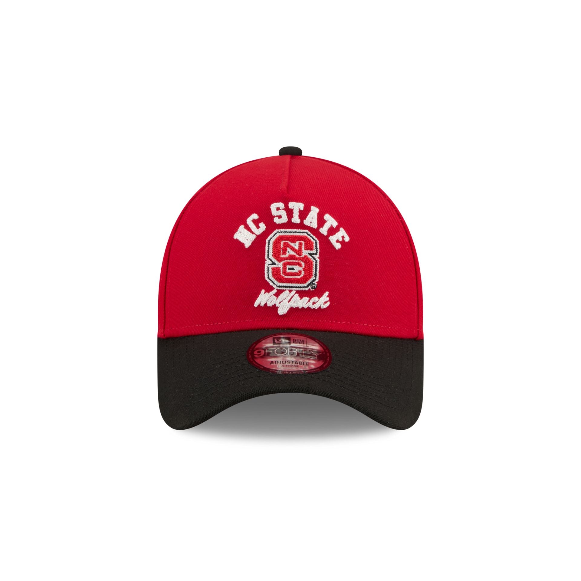 NC State Wolfpack Arched 9FORTY A-Frame Snapback Hat - Image 2