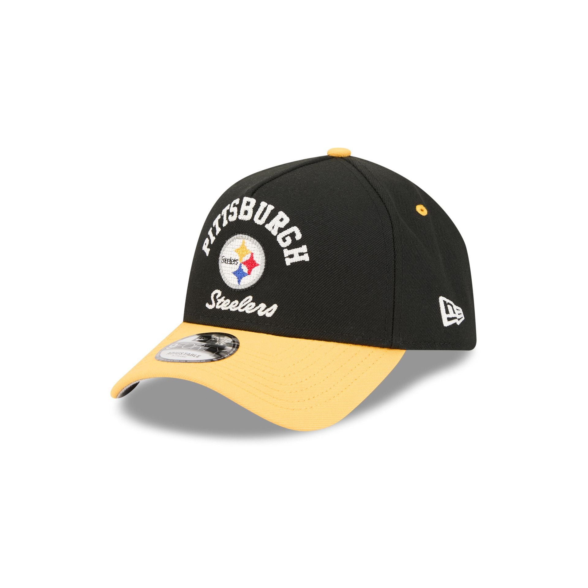 Pittsburgh Steelers Arched 9FORTY A-Frame Snapback Hat - Image 3