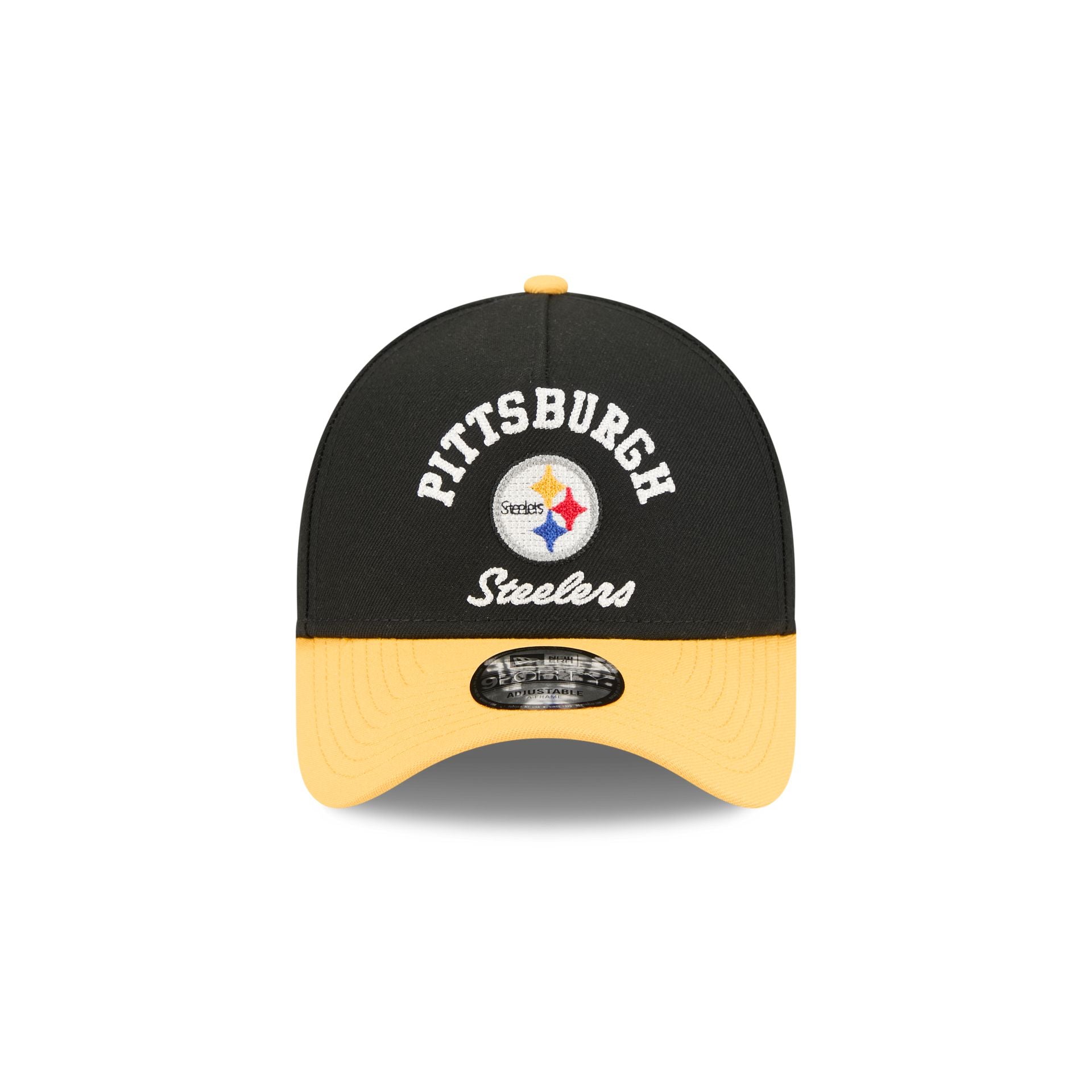 Pittsburgh Steelers Arched 9FORTY A-Frame Snapback Hat - Image 2