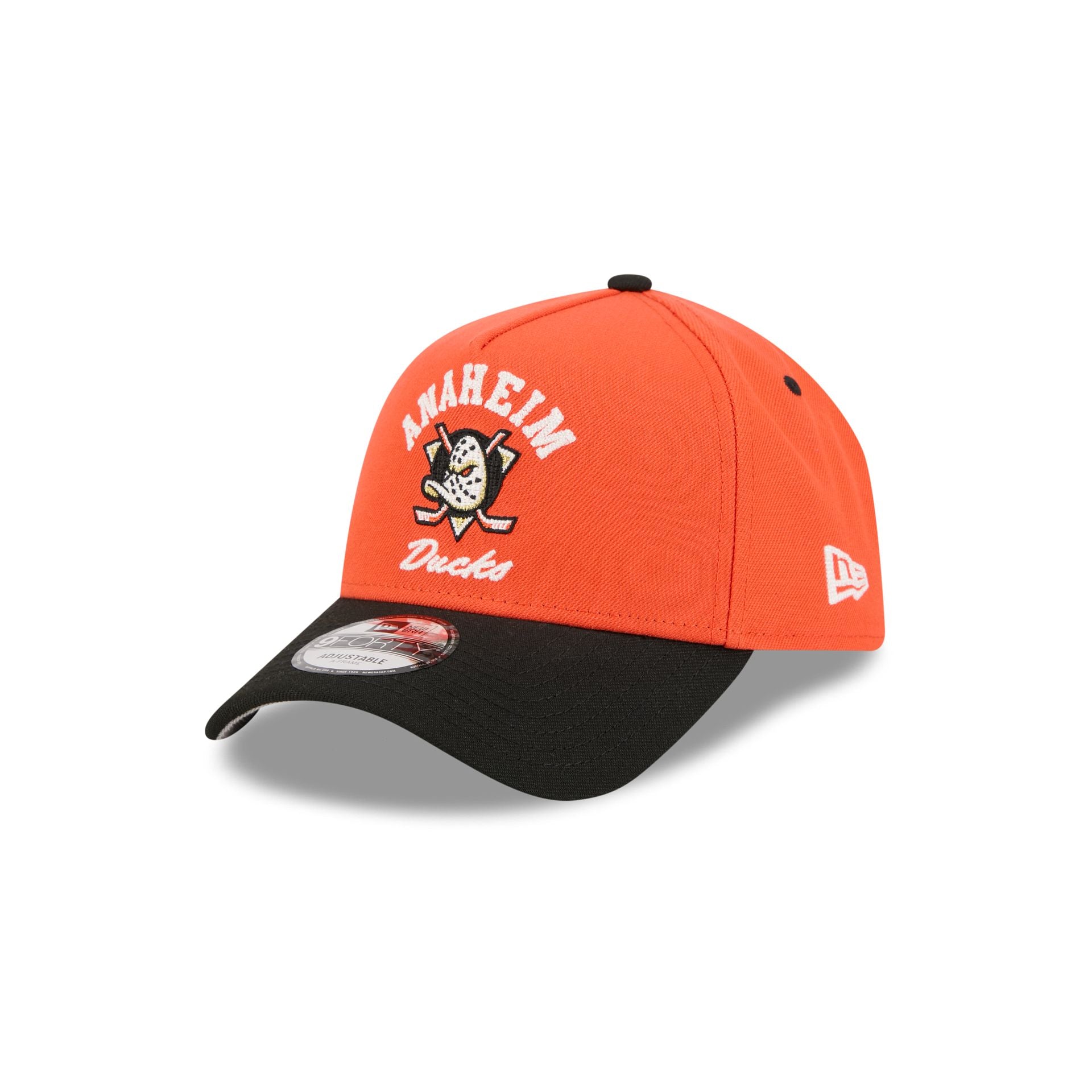 Anaheim Ducks Arched 9FORTY A-Frame Snapback Hat - Image 3