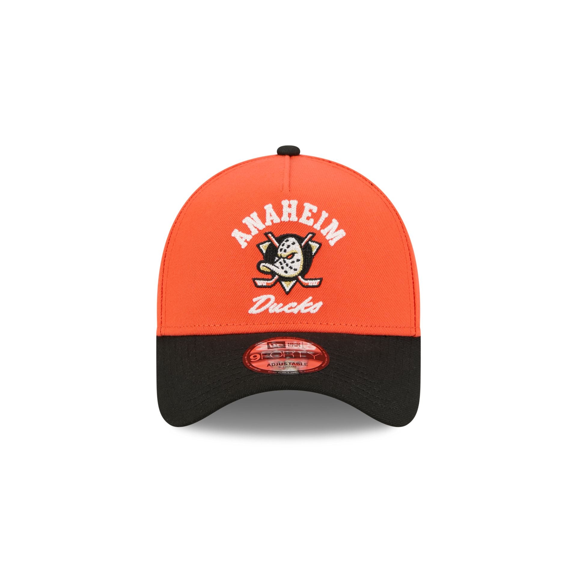 Anaheim Ducks Arched 9FORTY A-Frame Snapback Hat - Image 2
