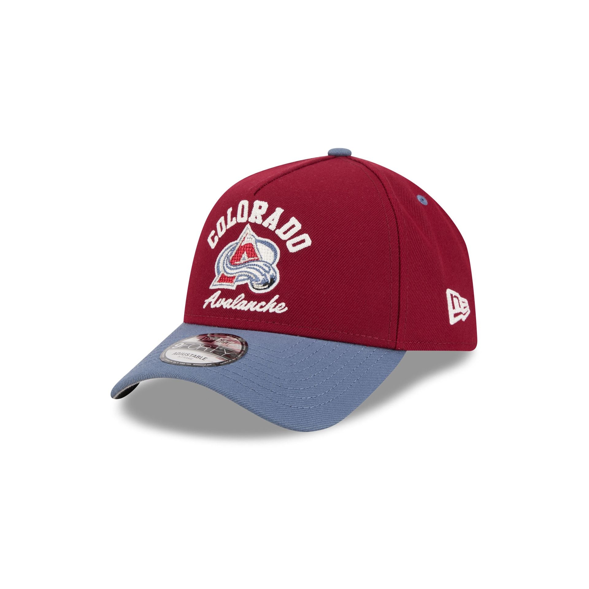 Colorado Avalanche Arched 9FORTY A-Frame Snapback Hat - Image 3
