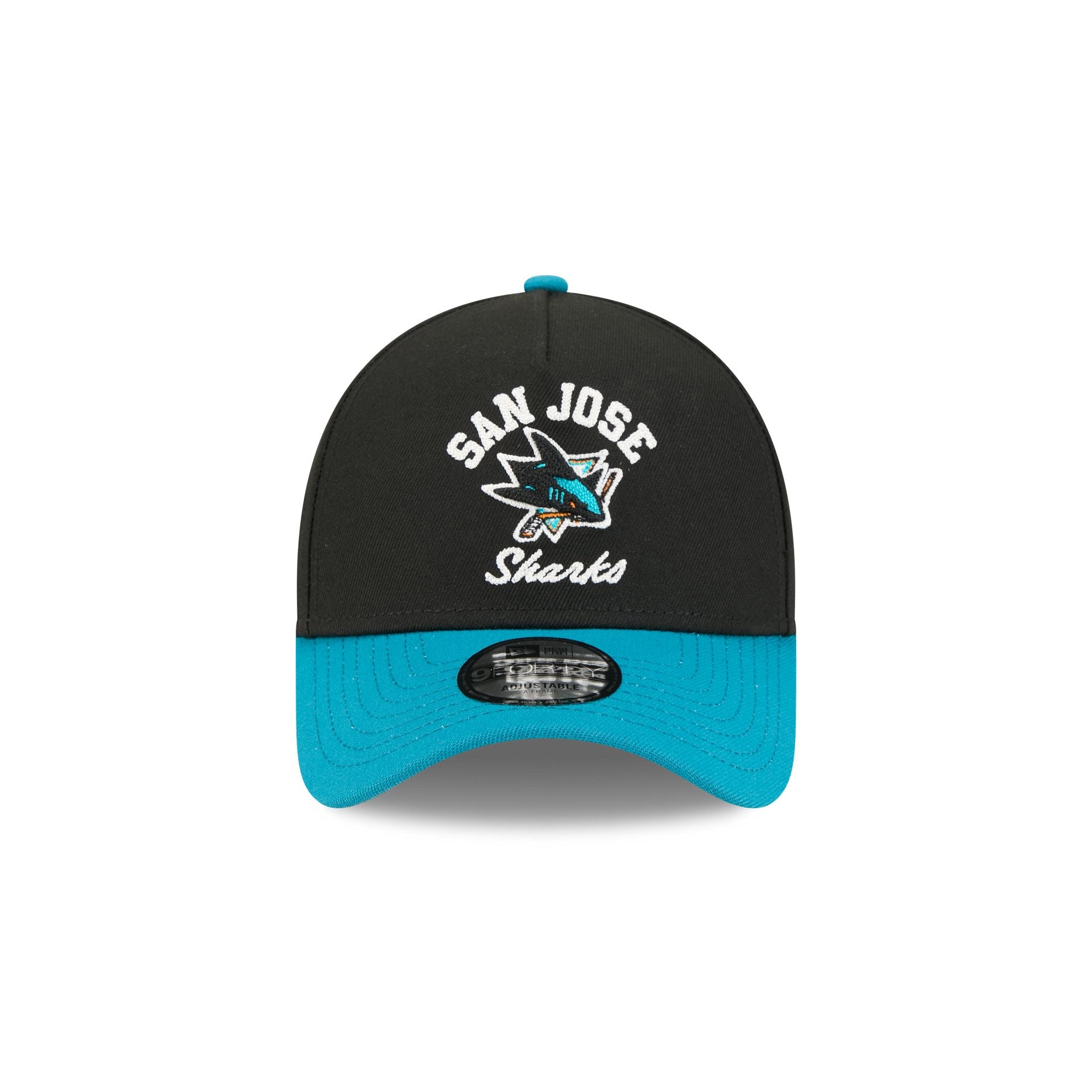 San Jose Sharks Arched 9FORTY A-Frame Snapback Hat - Image 2