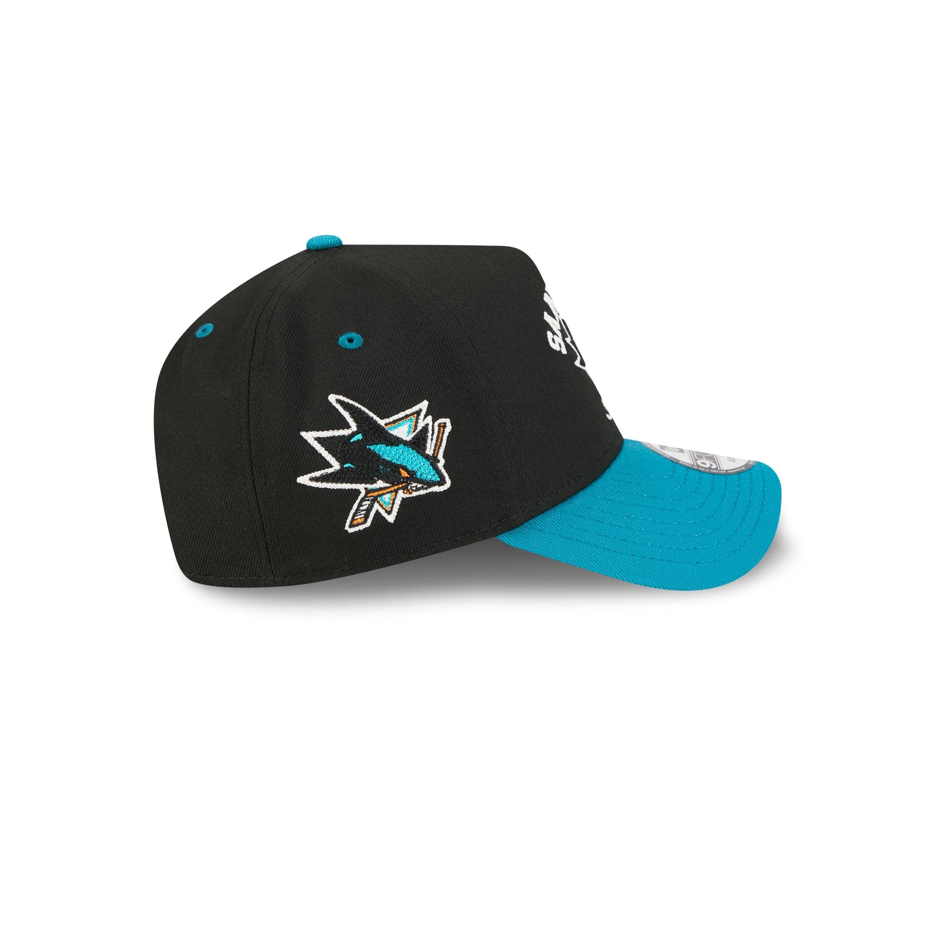 San Jose Sharks Arched 9FORTY A-Frame Snapback Hat - Image 4