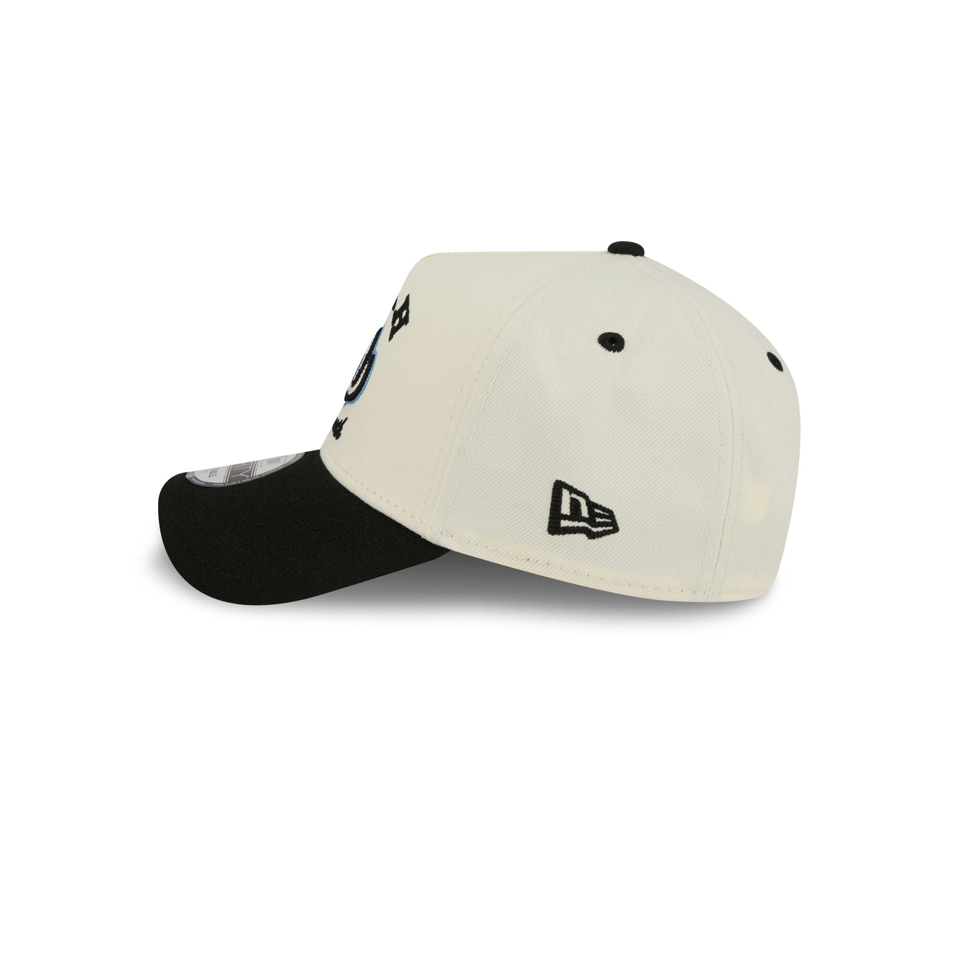 Utah Mammoth Chrome White Arched 9FORTY A-Frame Snapback Hat - Image 5